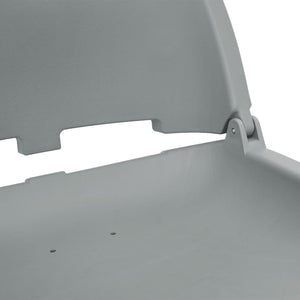 vidaXL 2-Piece Foldable Boat Seat Set Grey