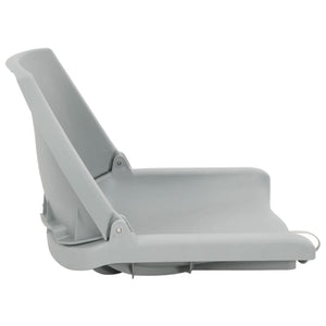 vidaXL 2-Piece Foldable Boat Seat Set Grey