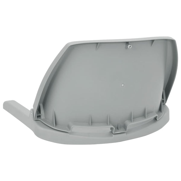 vidaXL 2-Piece Foldable Boat Seat Set Grey