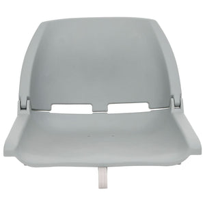 vidaXL 4-Piece Foldable Boat Seat Set Grey