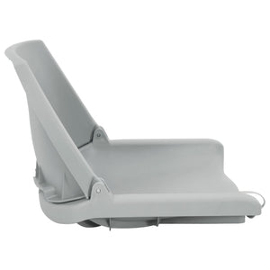 vidaXL 4-Piece Foldable Boat Seat Set Grey