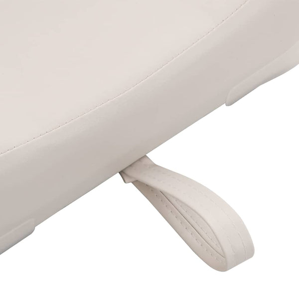 vidaXL Foldable Boat Seat Set of 2 with Upholstery in Blue and White