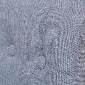 vidaXL Dining Chairs 6 pcs Light Grey Fabric