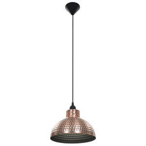 vidaXL Semi-Hemispherical Ceiling Lamps 2 pcs Copper-colored