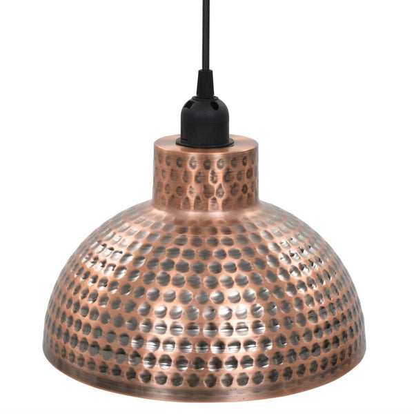 vidaXL Semi-Hemispherical Ceiling Lamps 2 pcs Copper-colored