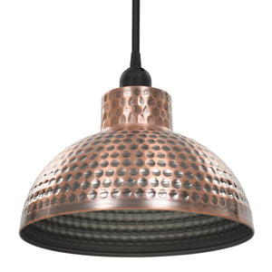 vidaXL Semi-Hemispherical Ceiling Lamps 2 pcs Copper-colored
