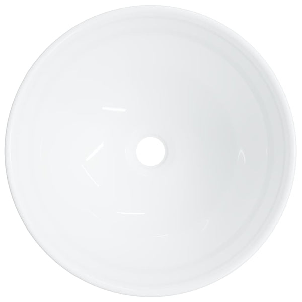 vidaXL Sink White 28x28x10 cm Ceramic