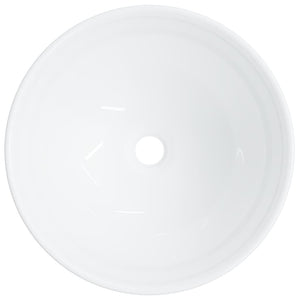 vidaXL Sink White 28x28x10 cm Ceramic