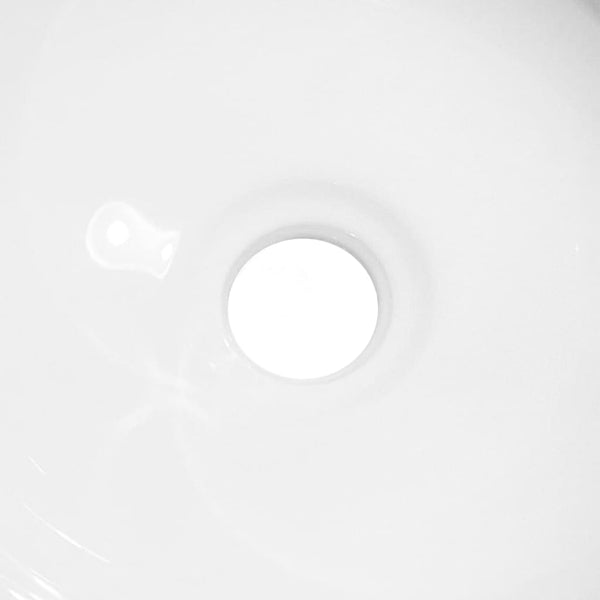 vidaXL Sink White 28x28x10 cm Ceramic