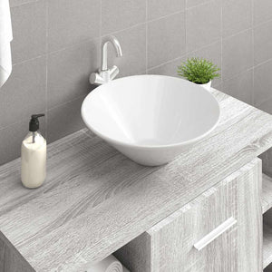 vidaXL Sinks 2 pcs. White 42x42x14 cm Ceramic