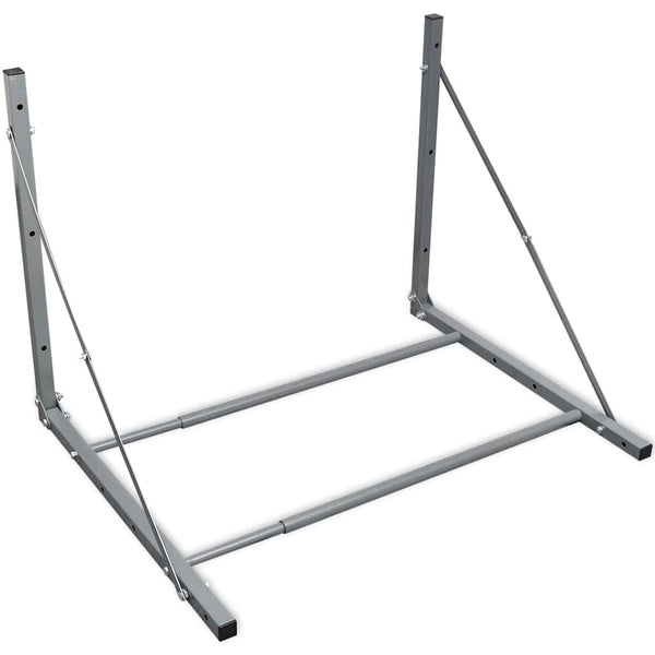 vidaXL Tire Rack Silver Steel