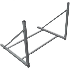 vidaXL Tire Rack Silver Steel