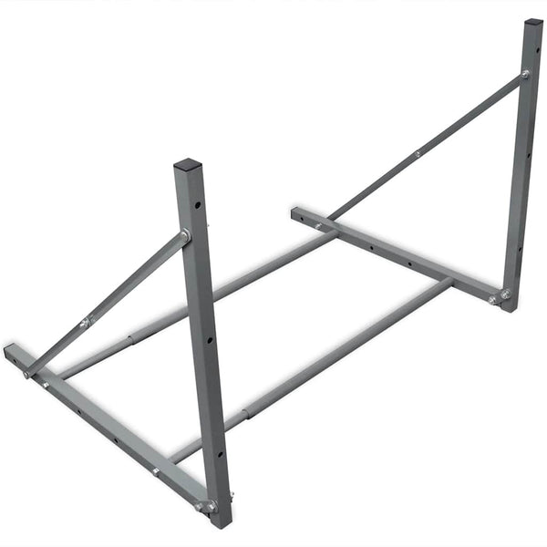 vidaXL Tire Rack Silver Steel