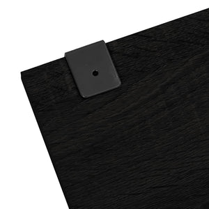 vidaXL 5-Piece Bathroom Furniture Set Black Engineered Wood