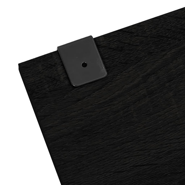 vidaXL 5-Piece Bathroom Furniture Set Black Engineered Wood