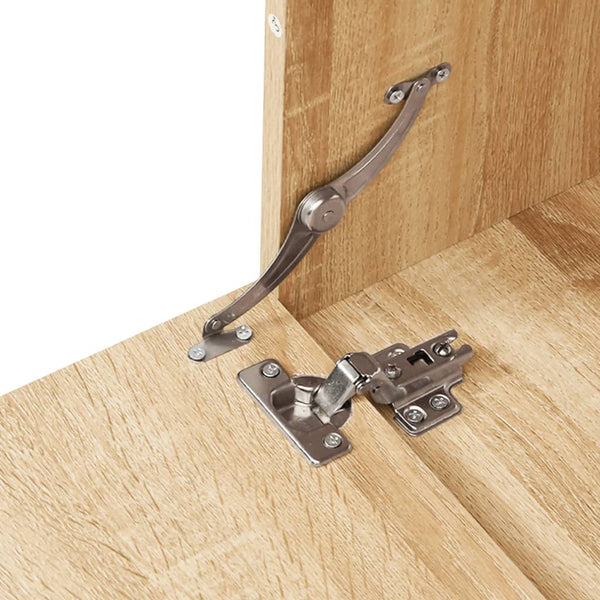 vidaXL 6-Piece Bathroom Furniture Set Oak Look Engineered Wood