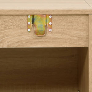 vidaXL 6-Piece Bathroom Furniture Set Oak Look Engineered Wood