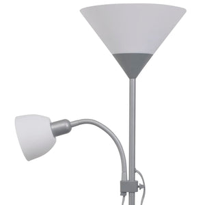 vidaXL Floor Lamp Grey