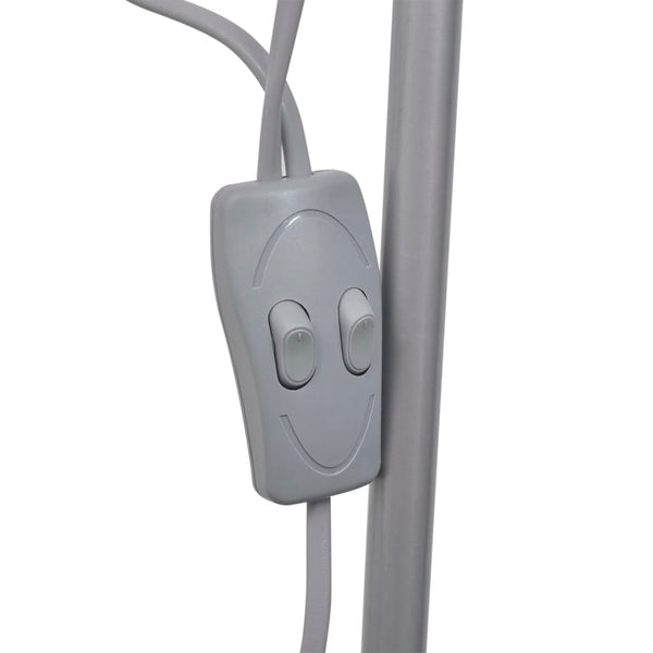 vidaXL Floor Lamp Grey