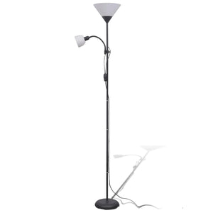 vidaXL Floor Lamp Black