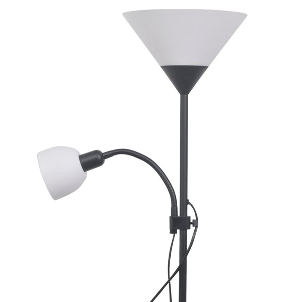 vidaXL Floor Lamp Black