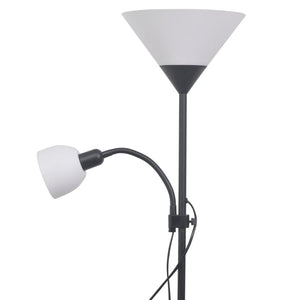 vidaXL Floor Lamp Black