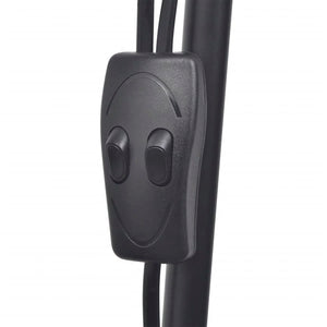 vidaXL Floor Lamp Black