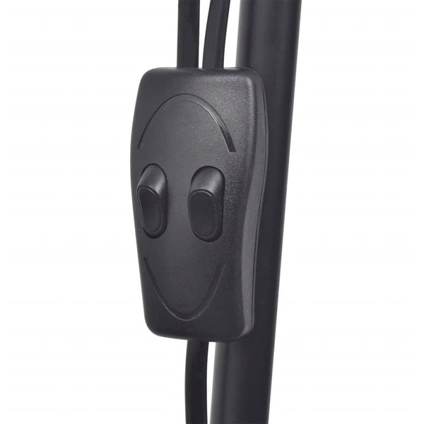 vidaXL Floor Lamp Black