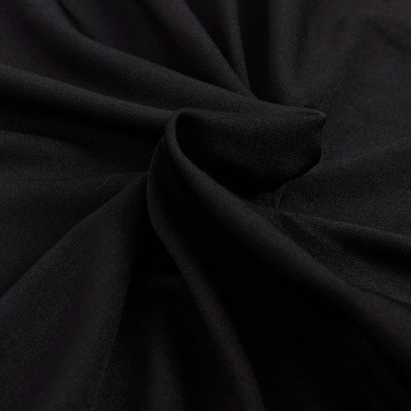vidaXL Stretch Sofa Cover Black Polyester Jersey