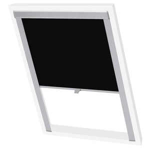 vidaXL Blackout Roller Blind Black 102