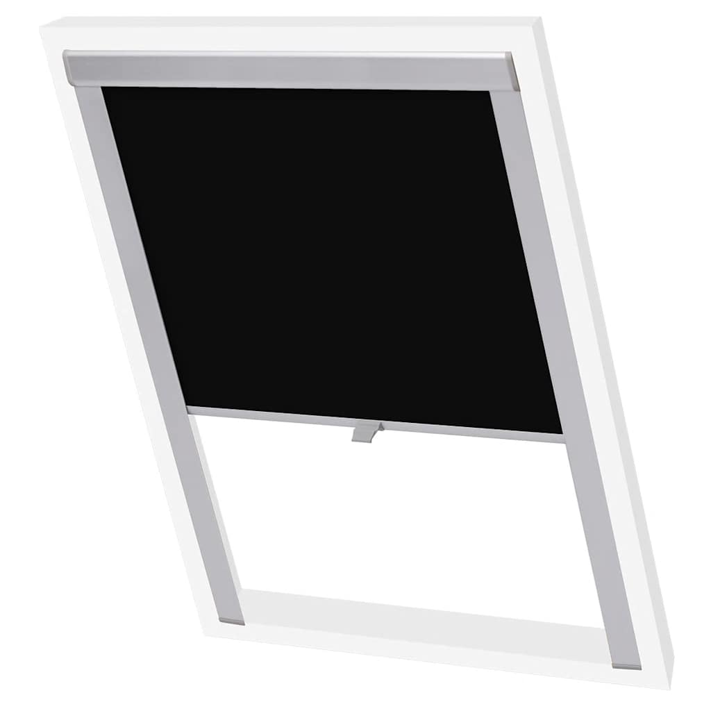 vidaXL Blackout Roller Blind Black 102