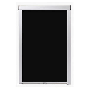 vidaXL Blackout Roller Blind Black 104