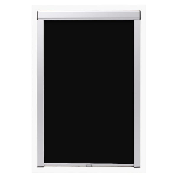 vidaXL Blackout Blind Black C04