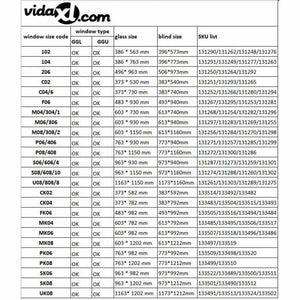 vidaXL Blackout Blind Black C04