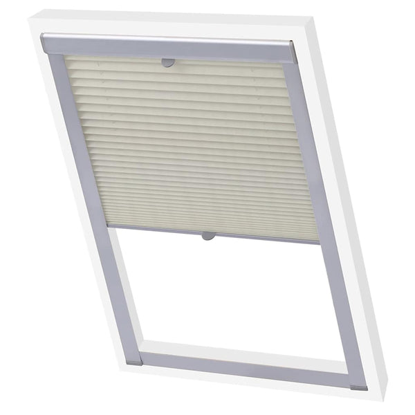 vidaXL Pleated Blind Cream P08/408