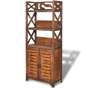 vidaXL Bathroom Cabinet Albuquerque Wood Brown 46x24x117.5 cm