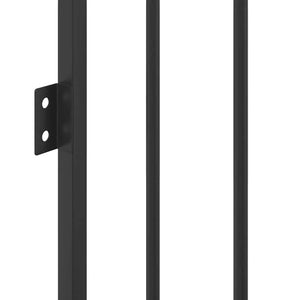 vidaXL Fireplace Safety Screen for Pets Steel Black
