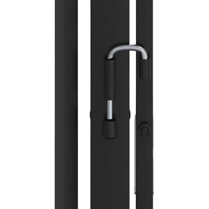vidaXL Fireplace Safety Screen for Pets Steel Black