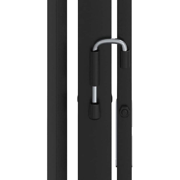 vidaXL Fireplace Safety Screen for Pets Steel Black