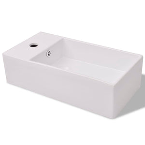 vidaXL 3-Piece Bathroom Furniture Set with Sink Beige