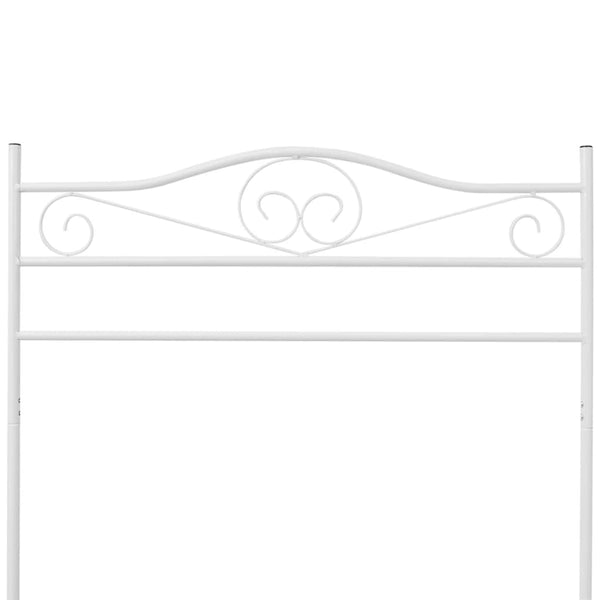 vidaXL Garment Rack Steel White