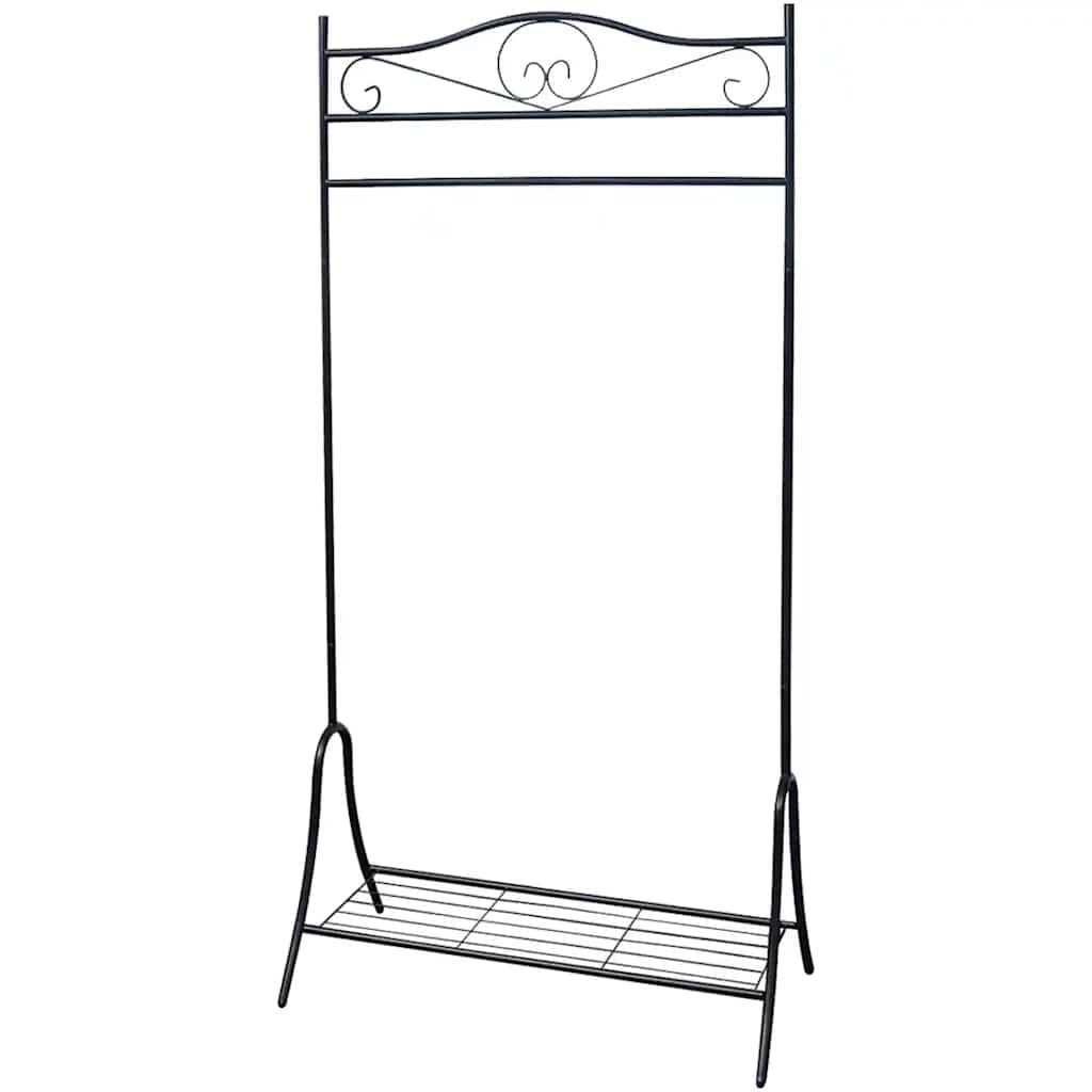 vidaXL Garment Rack Black Steel