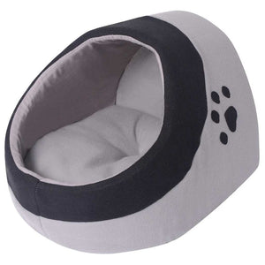 vidaXL Cat Bed Grey and Black M