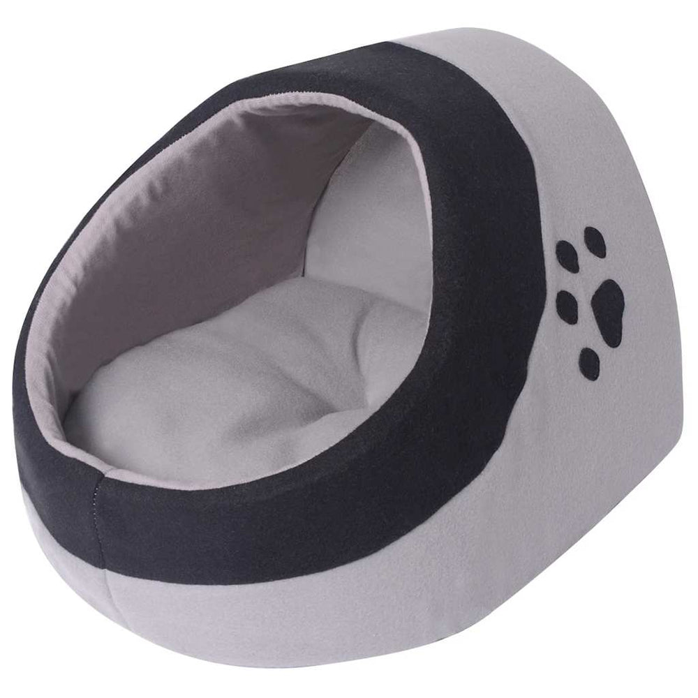 vidaXL Cat Bed Grey and Black M