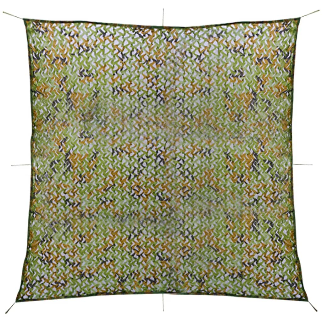 vidaXL Camouflage Net with Storage Bag 3x3 m