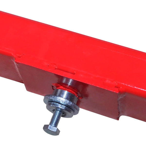 vidaXL Cross Beam for Jack 2 Ton Red