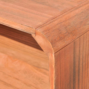 vidaXL Coffee Table 90x55.5x38.5 cm Solid Paulownia Wood Brown
