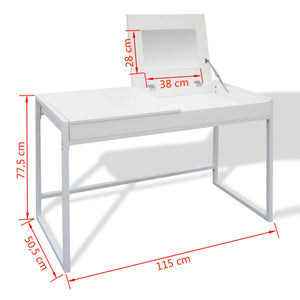 vidaXL Dressing Table White