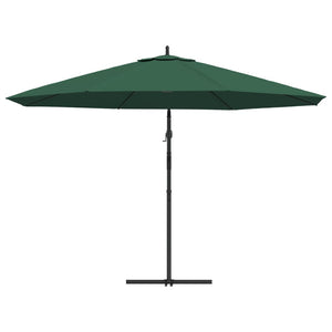 vidaXL Cantilever Parasol 3.5 m Green