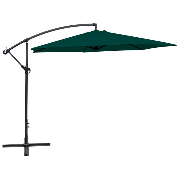 vidaXL Cantilever Parasol 3 m Green